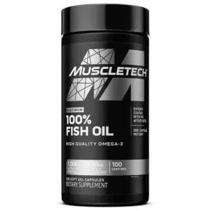 Platinum 100 Percent Fish Oil 100 SoftGels By MuscleTech