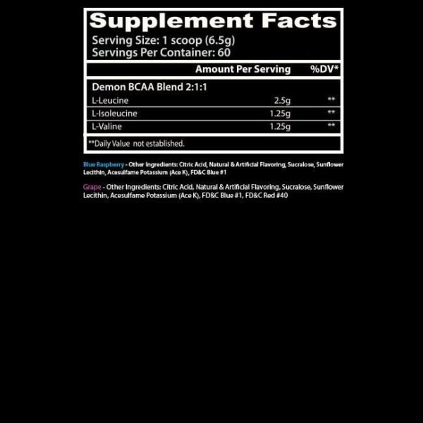 Demon BCAA – 60 Servings (Insane Labz)