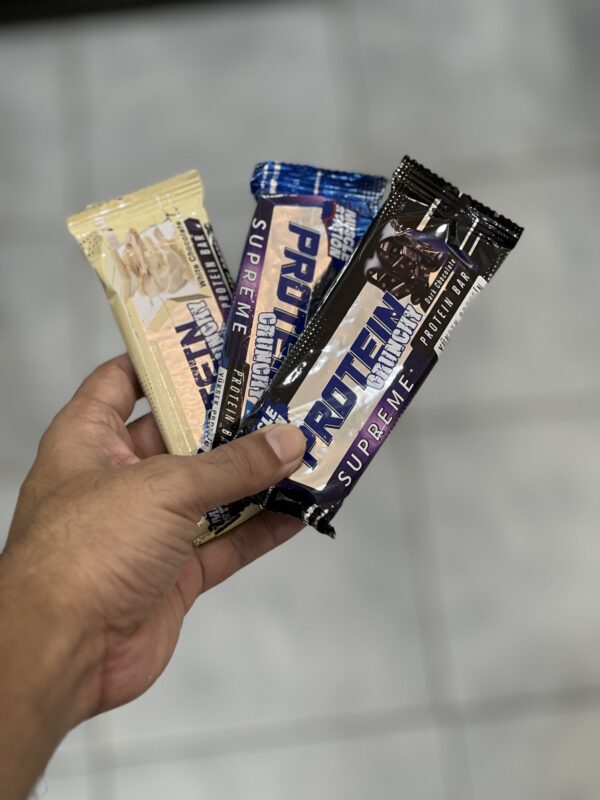 Muscle Station Protein Crunchy Supreme – Healthy High Protein Bars (24 Pieces)