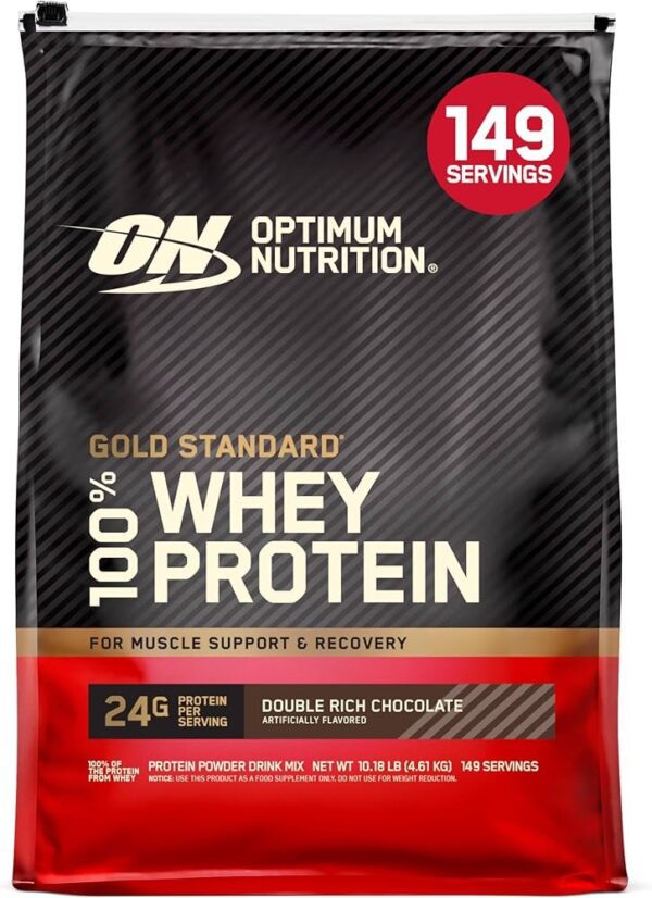 Optimum Nutrition Gold Standard 100% Whey Protein 10lb (4.61kg) | Pakistan No.1 Original Supplements Store